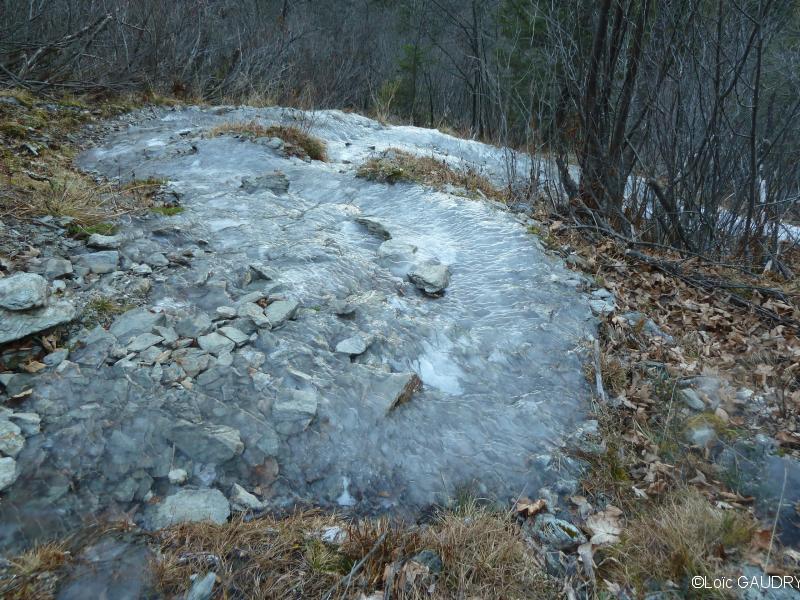 Chemin de glace = crux