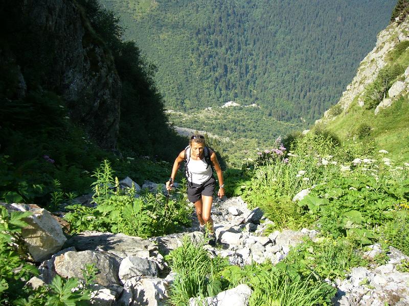 Christine dans le ruisseau du maître