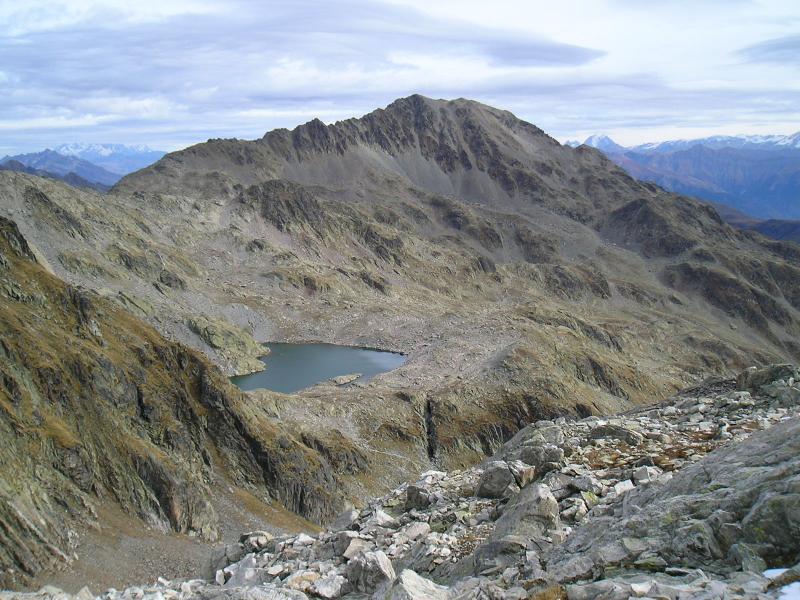Cime du Sambuis et lac de la Croix