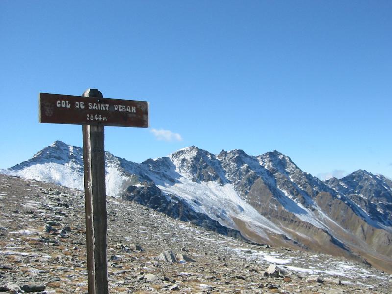 Col de St Véran 2844m