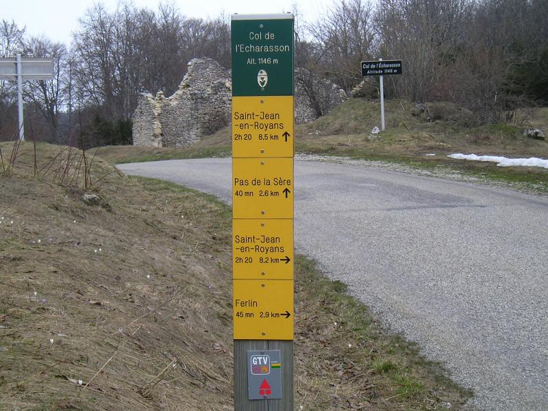 Col de l'Echarasson (1146m)