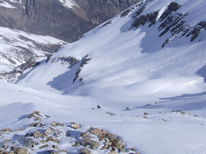 Combe NW de la tete de l'Hivernet.