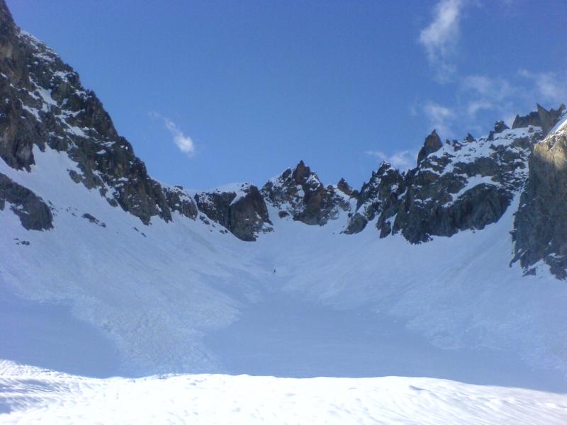 Combe d'accès au glacier d'Arsine