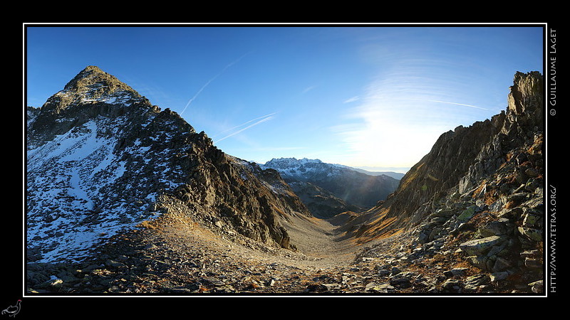 Coucher de soleil au col du Crozet