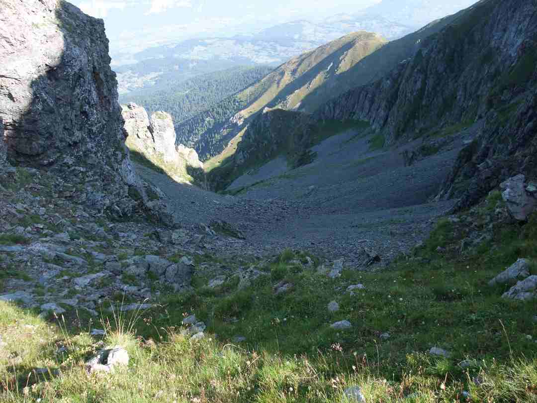 Couloir de montee (vu d'en haut)