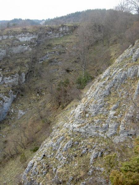 Couloir venant de la vire médiane