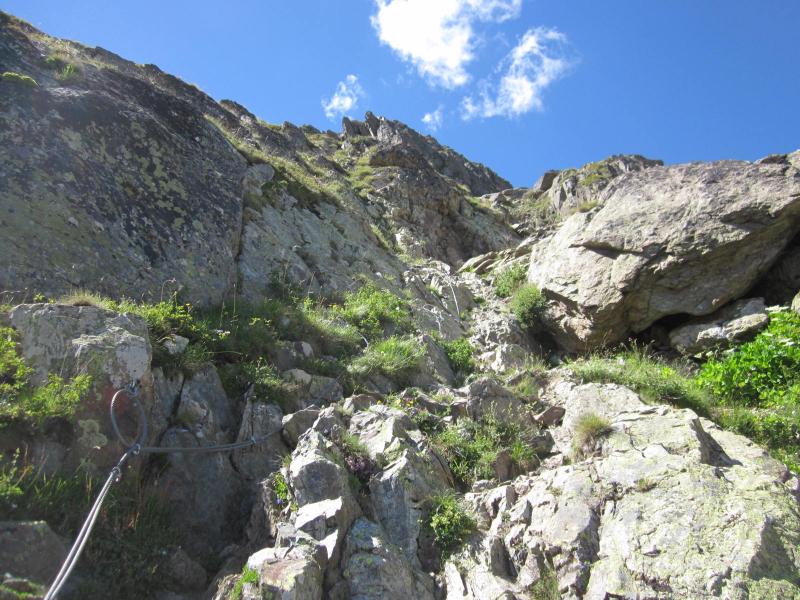câble sur le sentier