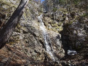 Cascade dans le ravin du Fournas