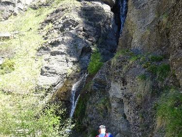 Cascade sur la combe Roranche