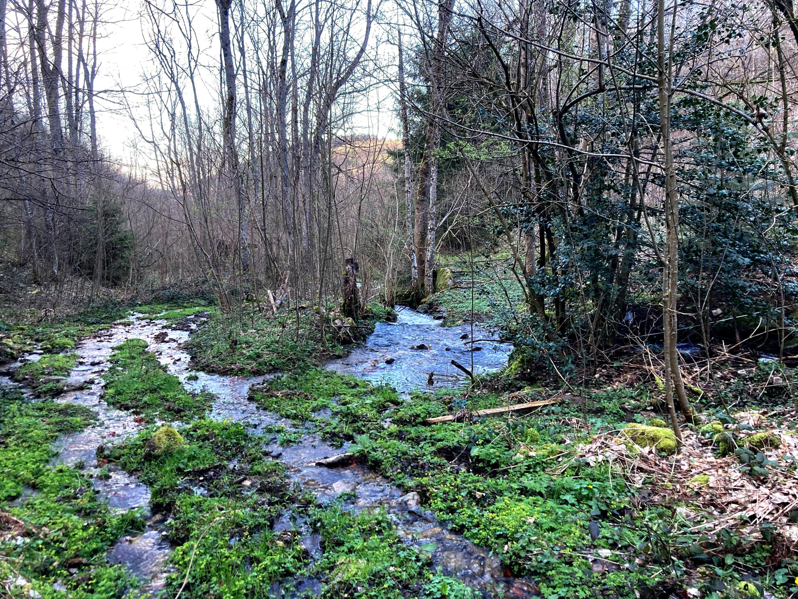 Chemin des pêcheurs inondé