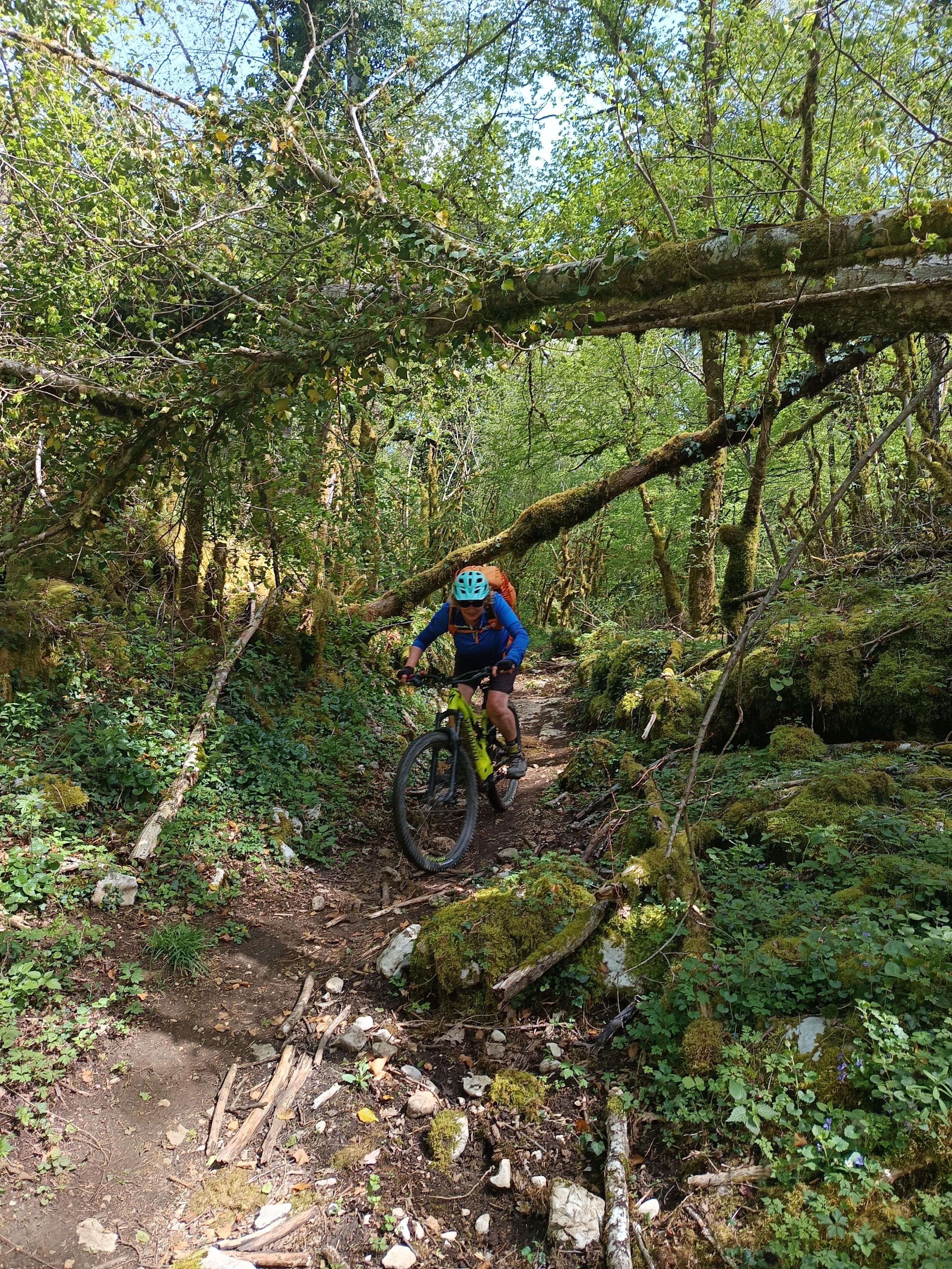 Les chemins du soleil en vtt (du Bugey à la mer)