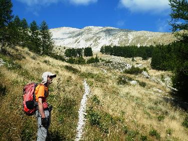 Christian sur fond de Cheval Blanc