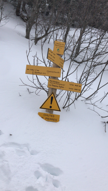 Chute de neige aussi