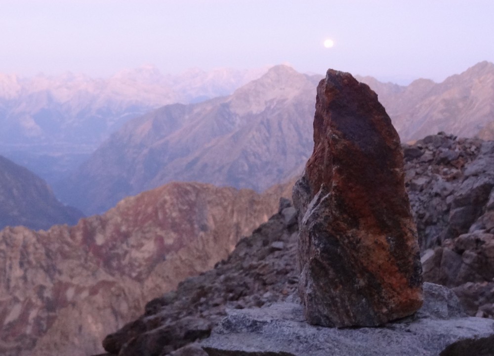 Cime du Vallon pour la fin de la saison de gardiennage du refuge 