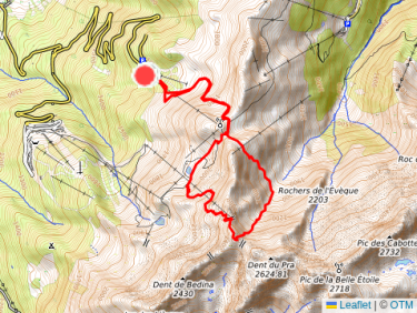 Cime de la Jasse - Combe du Pra NE