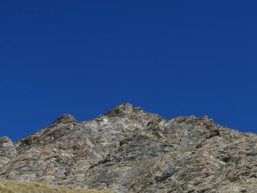 Cime du Laro arête SW par le versant S du pas de la Beccia depuis le refuge du petit mont Cenis