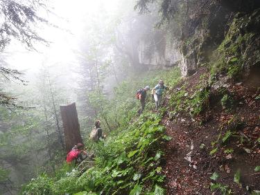 Col de la Croix depuis le Pic Nique du Grand Ferrand