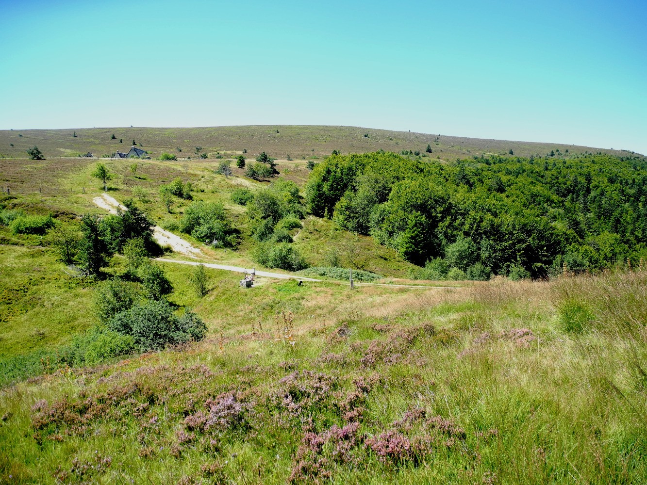 DÃ©bouchÃ© au col de la Croix du Fossat