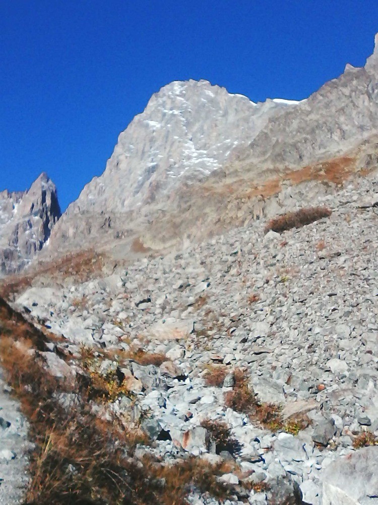 col de la temple par le glacier noir