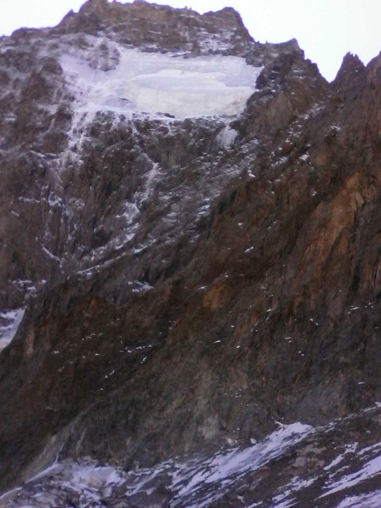 col de la temple par le glacier noir