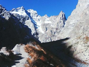 col de la temple par le glacier noir