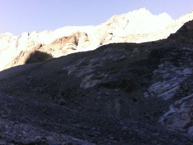 col de la temple par le glacier noir