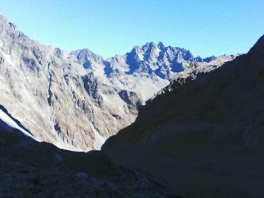 col de la temple par le glacier noir