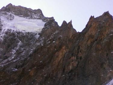 col de la temple par le glacier noir