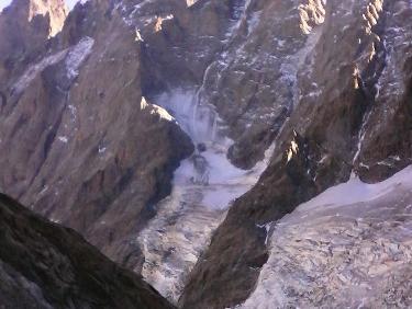 col de la temple par le glacier noir