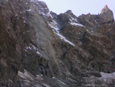 col de la temple par le glacier noir