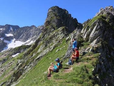 Col de Morétan en traversée Nord-Sud et Col du Léat depuis Gleyzin la Bourgeat noire 