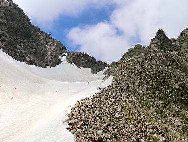 Col de Morétan en traversée Nord-Sud et Col du Léat depuis Gleyzin la Bourgeat noire 