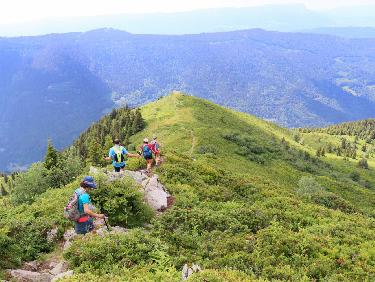 Col de Morétan en traversée Nord-Sud et Col du Léat depuis Gleyzin la Bourgeat noire 
