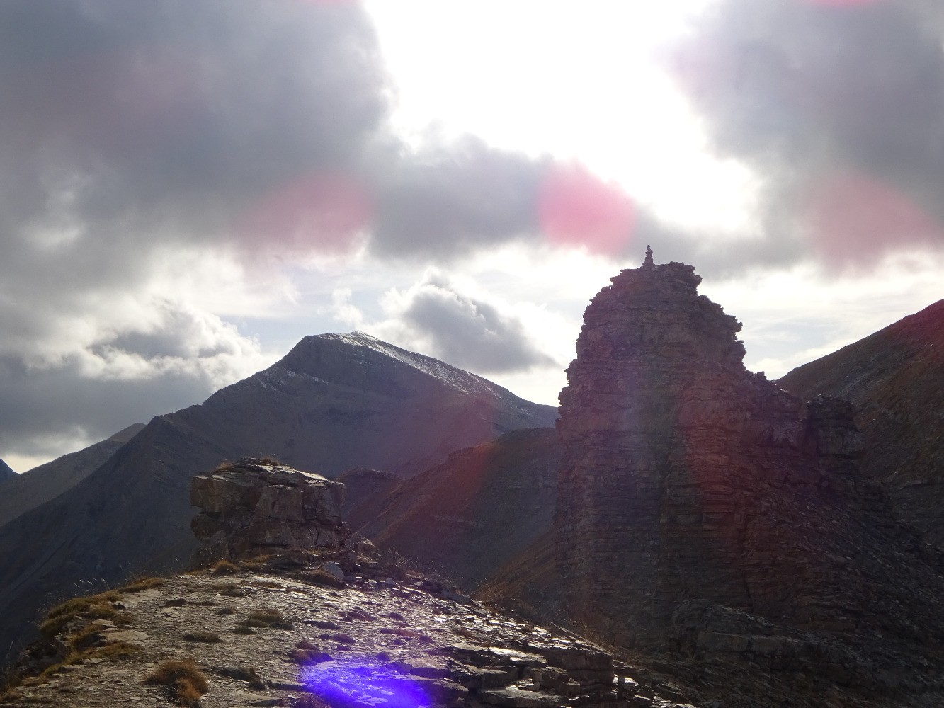 Col des Tourettes et Mourre Froid