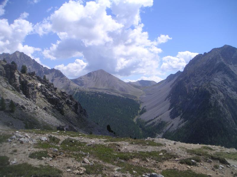 col de Dormillouse au loin