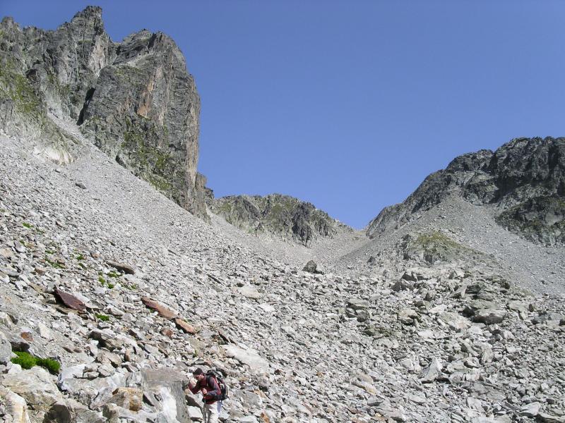 col de la vache versant ouest