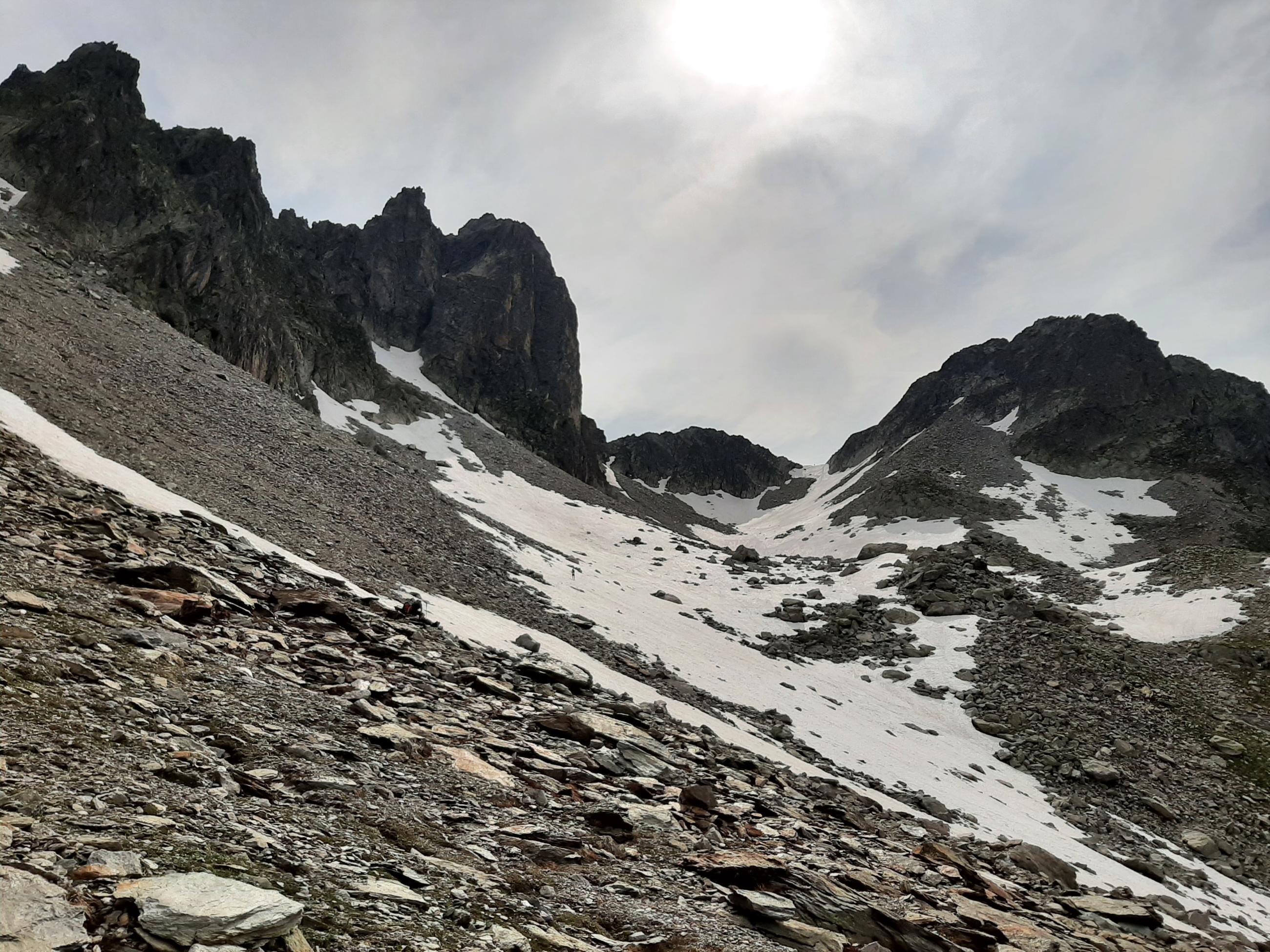 Col de la Vache versant ouest