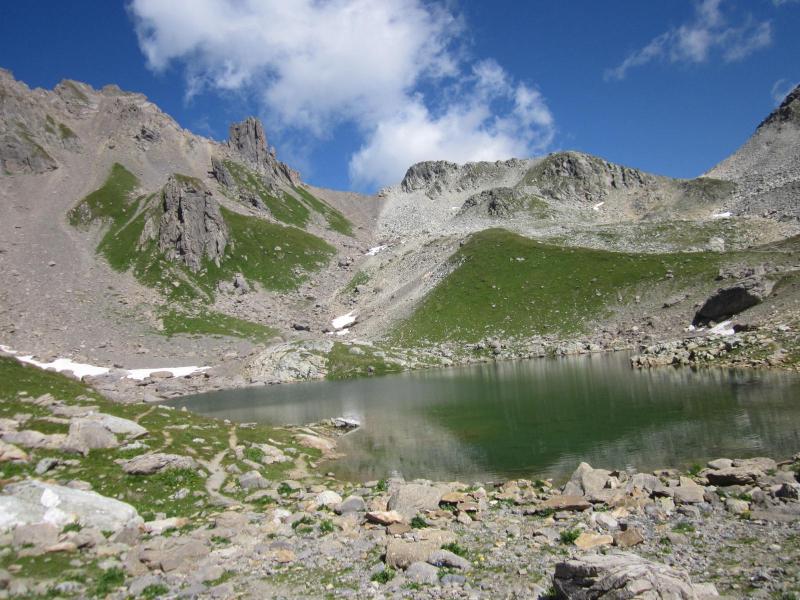 col du Gd Fond au dessus du lac