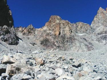 collette des pavéous depuis refuge tuckett