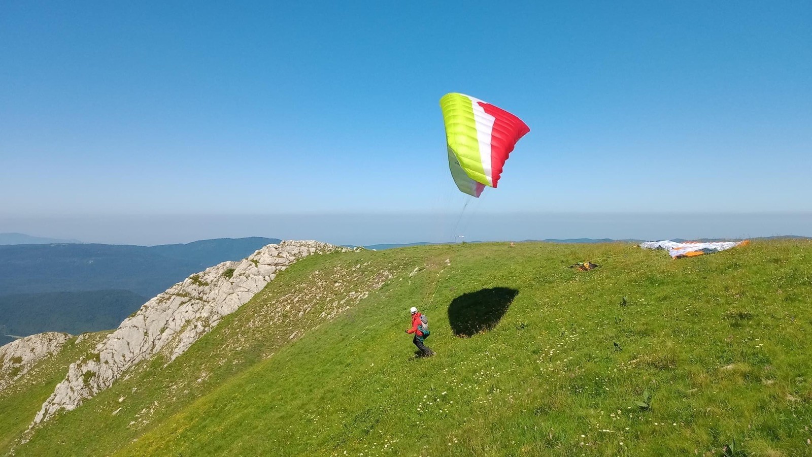 Combo parapente / famille dans le Vercors