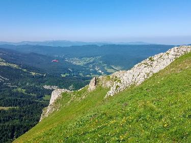 Combo parapente / famille dans le Vercors