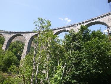 Au retour visite du gracieux viaduc de la Bonne 