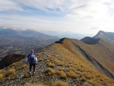 Coste Folle, Coste Belle et le pic de l&apos;Aiguille vus du Girolet