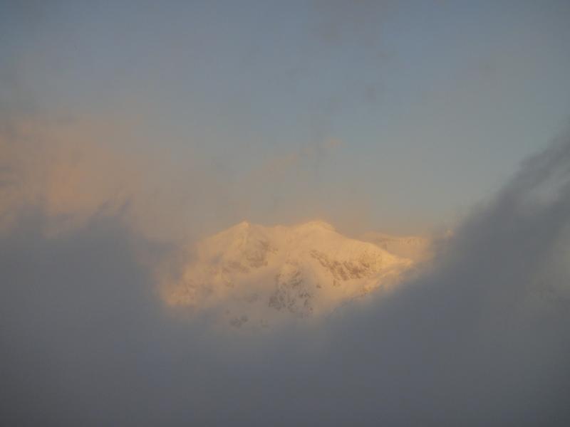 coucher sur la Lauziere