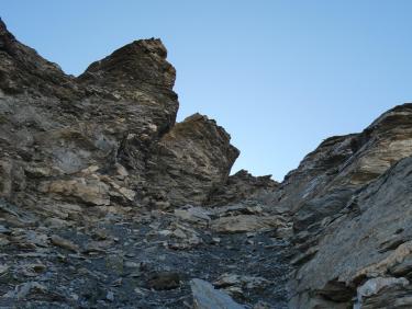 Couloir N sommital