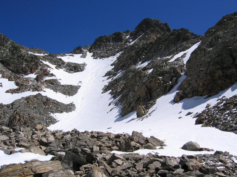 couloir d'accès au collu