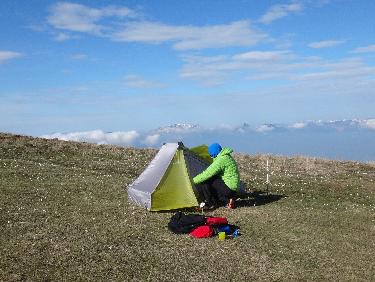 courant d'air sur un matelas de crocus 