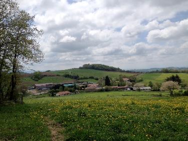 CrÃªt Malherbe depuis la descente du CrÃªt des Loives