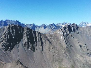 crÃªte du martinet : 2eplan : sirac-pointe verdonne - jocelme-bonvoisin 3e: rouies-l&apos;olan...les bans- ailefroide occidentale