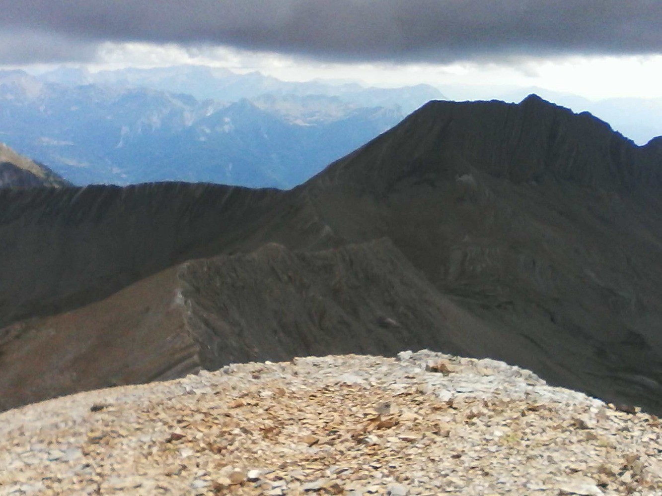 crÃªte du mourre froid Ã  la la pointe serre et crÃªte de vallon pion